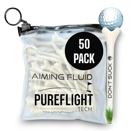 DON’T SUCK™ Golf Tees – PureFlight™ 4 - Prong Design (50 - Pack) - The Swing Shop